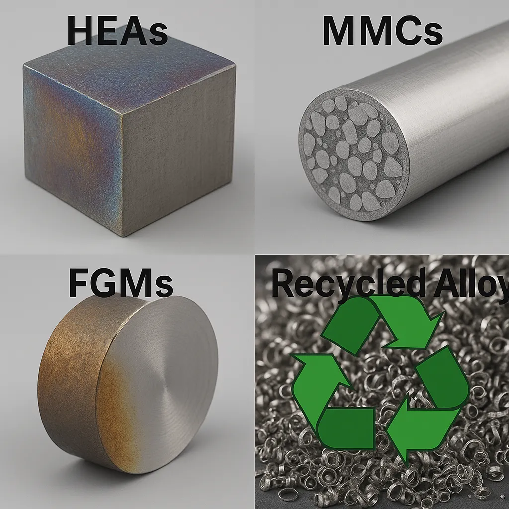 Avancerat materialkollage: HEA, MMC, FGM
